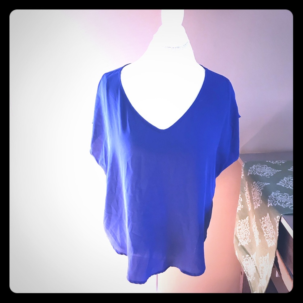 Royal Blue Lush Short Sleeve Top Nordstrom Rack
